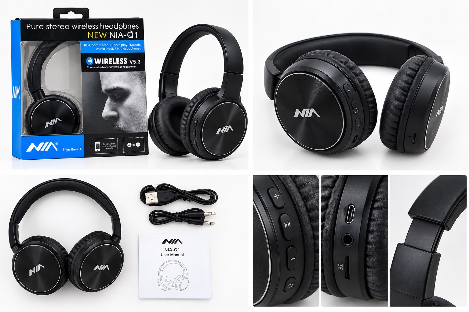 Casque Sans Fil Multimédia NIA-Q1