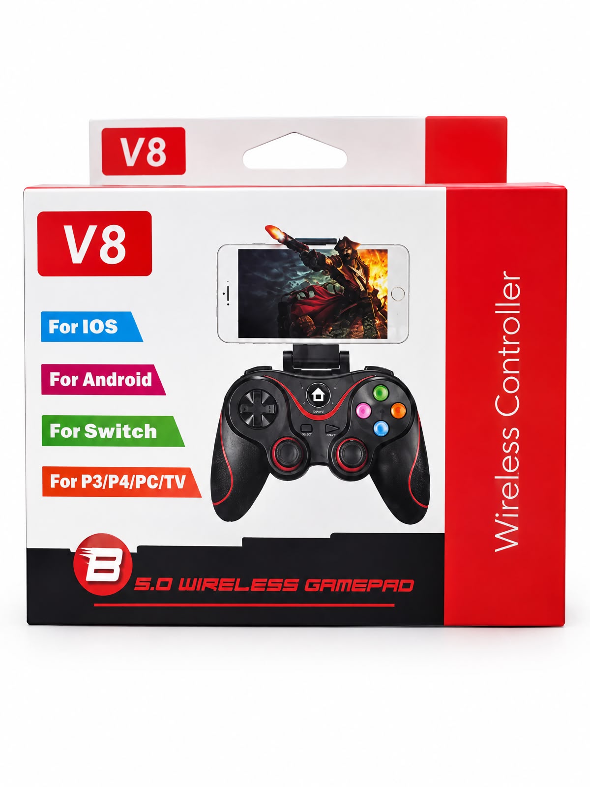 Manette V8 Wireless Gamepad