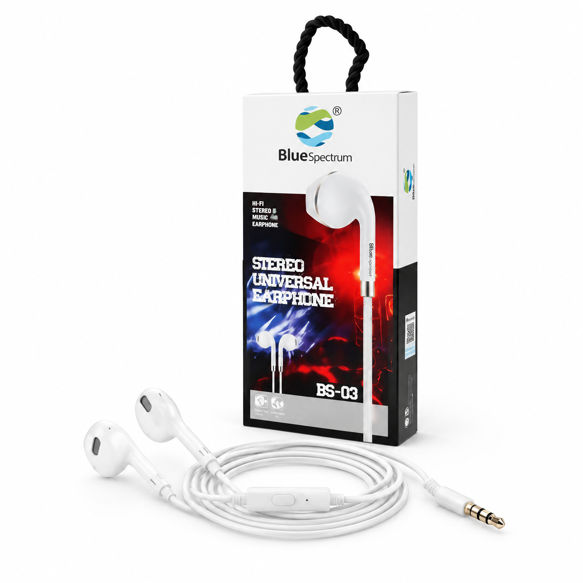 Écouteurs filaires universels BlueSpectrum BS-03