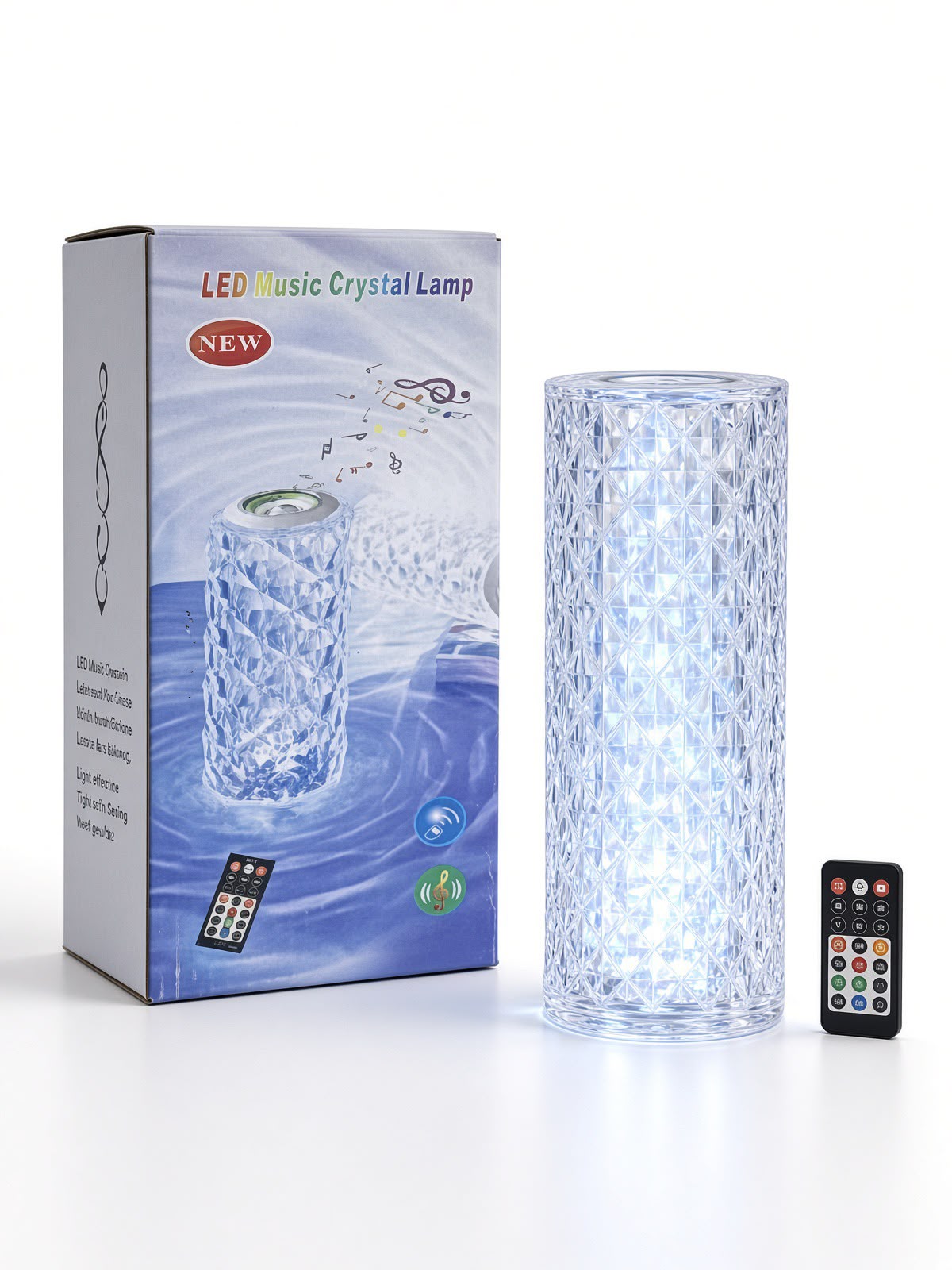 Lampe LED Musicale Crystal