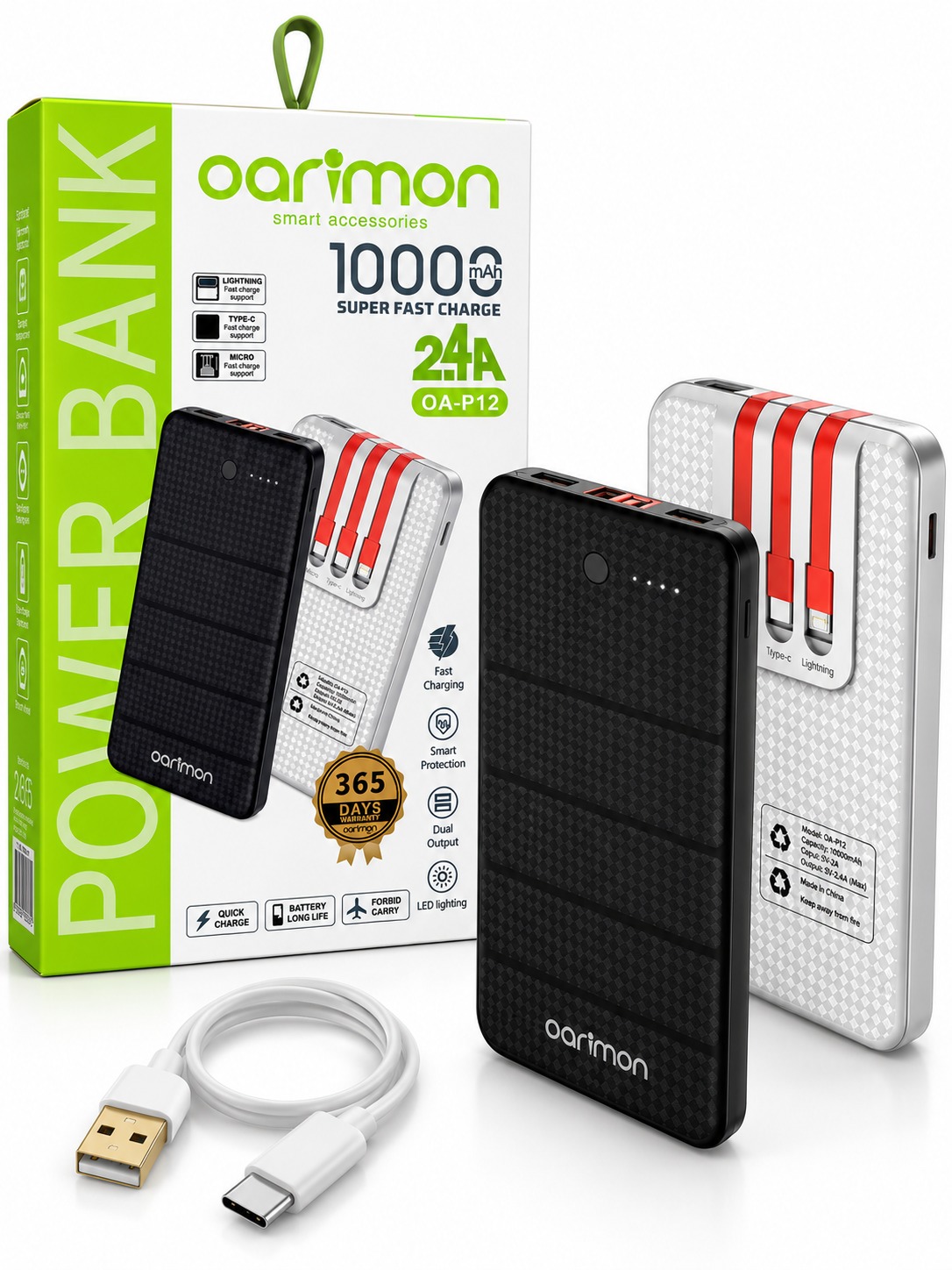 Power Bank oarimon 10 000 mAh